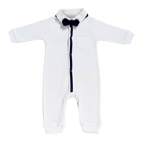 Bodysuit Bé Trai Lullaby Nh881R Màu Trắng