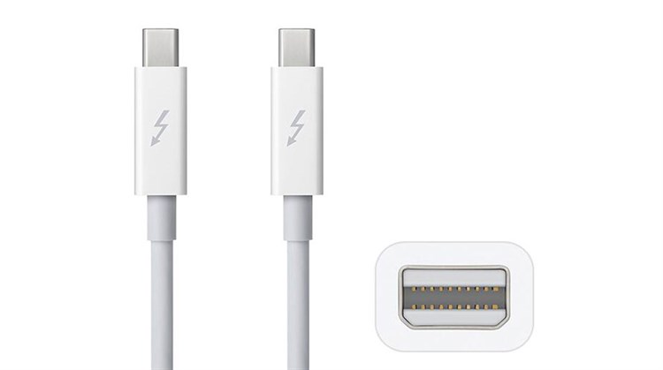Cáp Thunderbolt 2m Apple MD861 Trắng Màu Trắng
