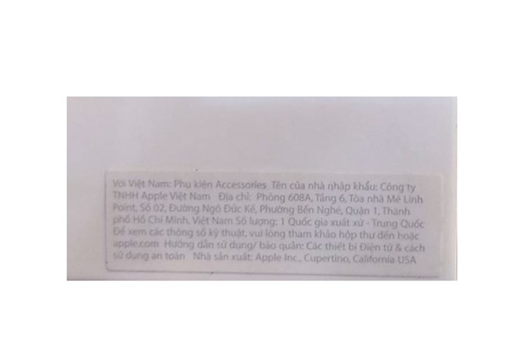 Cáp Thunderbolt 2m Apple MD861 Trắng Màu Trắng