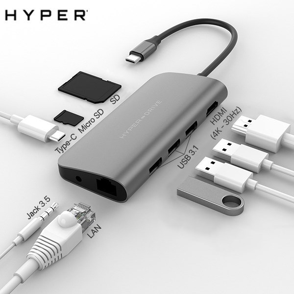 So sánh chi tiết Hub, cáp chuyển đổi Adapter chuyển đổi Type C 9 in 1 ...