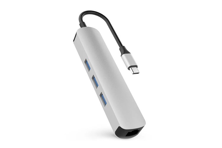 Adapter chuyển đổi Type C 6 in 1 HyperDrive HD233B Màu Bạc