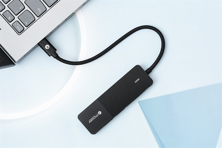 Adapter chuyển đổi USB C 5 in 1 Mazer UC2MULTI7001C Màu Đen