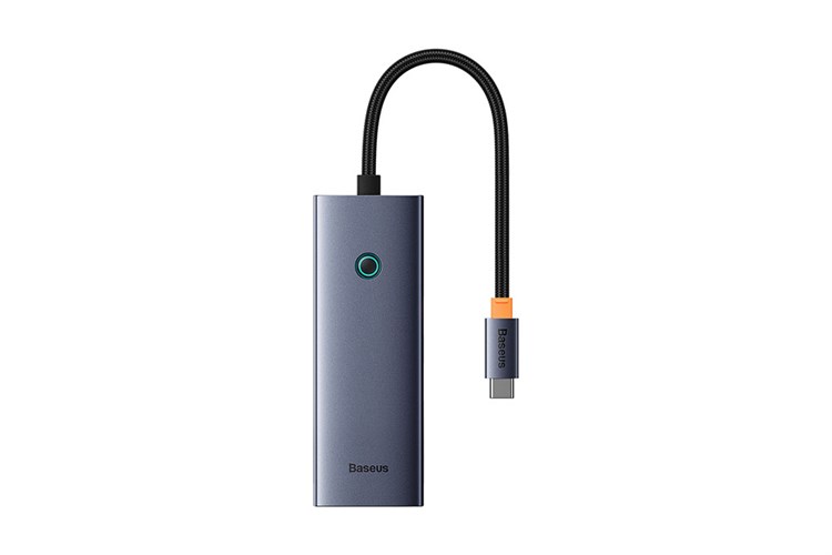 Adapter chuyển đổi USB C 5 in 1 Baseus UltraJoy BS-OH150 Màu Xám