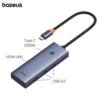 Adapter chuyển đổi USB C 5 in 1 Baseus UltraJoy BS-OH150