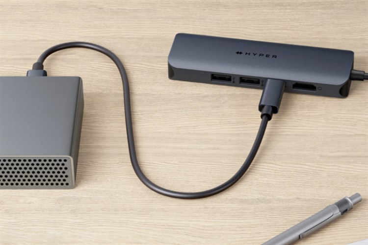 Adapter chuyển đổi Type C 6 in 1 HyperDrive Next HD4002