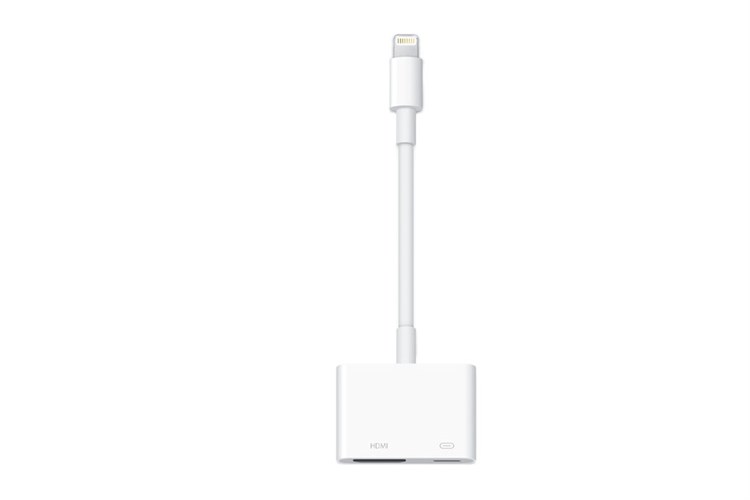 Adapter chuyển đổi Lightning sang cổng HDMI MD826 Apple Trắng Màu Trắng