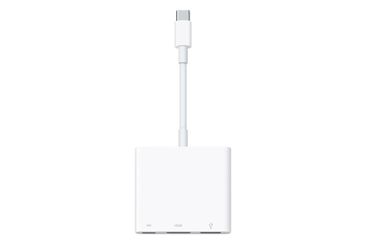 Adapter chuyển đổi Type-C 3 in 1 Apple MJ1K2 Màu Trắng