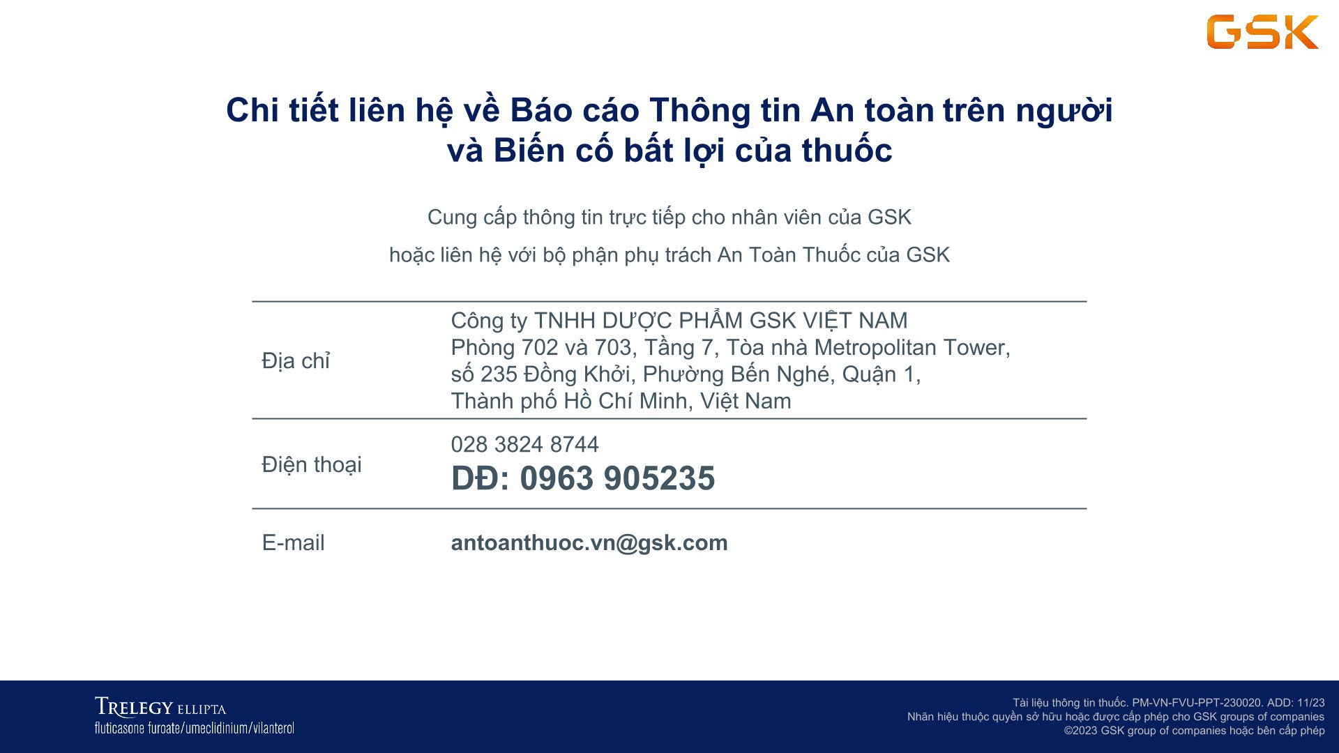 Bột hít phân liều Trelegy Ellipta 100/62,5/25 mcg giảm triệu chứng COPD lọ 30 liều hít - 13