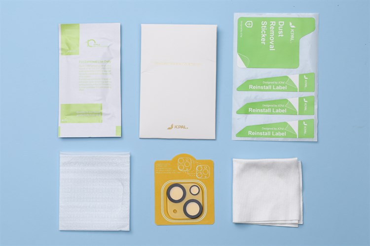 Miếng dán camera iPhone 13 Mini/ iPhone 13 JCPAL Màu Trắng