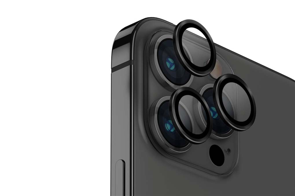 Miếng dán camera iPhone 14 Pro/14 Pro Max UniQ
