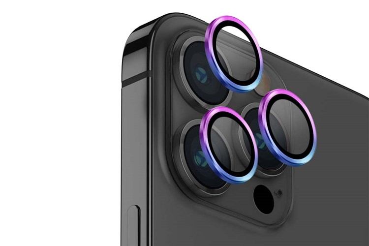 Miếng dán camera iPhone 14 Pro/14 Pro Max UniQ Màu Màu kết hợp