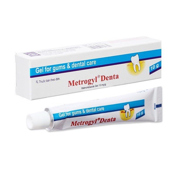 Gel bôi Metrogyl Denta trị viêm nướu, lở miệng