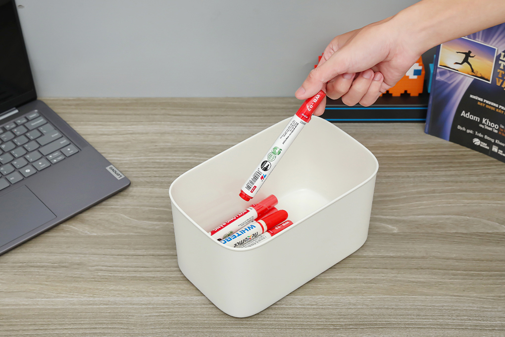 Hộp nhựa đựng đồ đa năng Inochi Sano HIN.HODN.S00M size M Màu Hồng nhạt