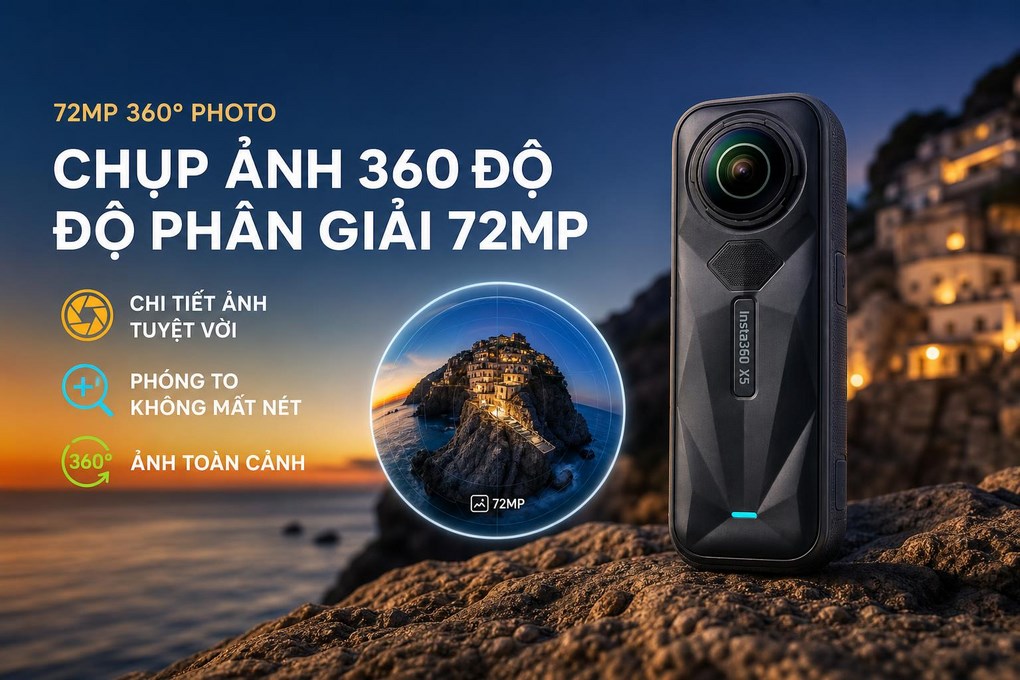 Camera hành trình Insta360 X5 Essentials Bundle