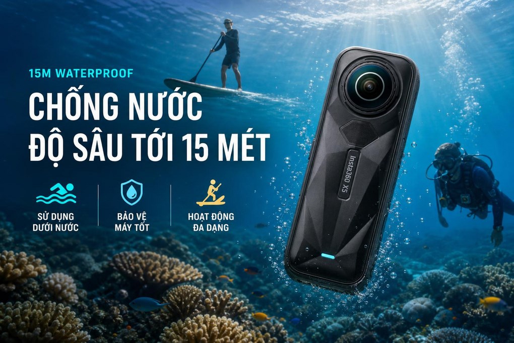 Camera hành trình Insta360 X5 Essentials Bundle