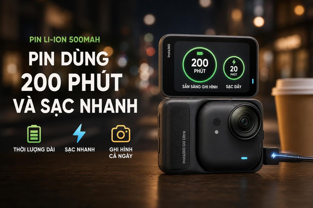 Camera hành trình Insta360 GO Ultra Standard Bundle