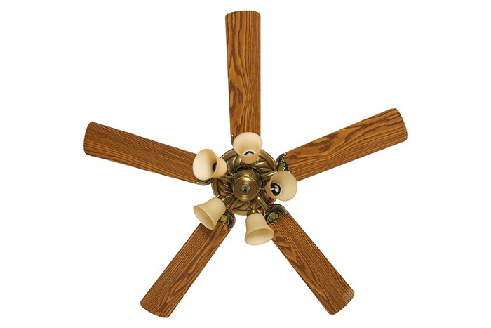 Quạt trần Mr.Vu 5 cánh Lotus 100W Màu Nâu