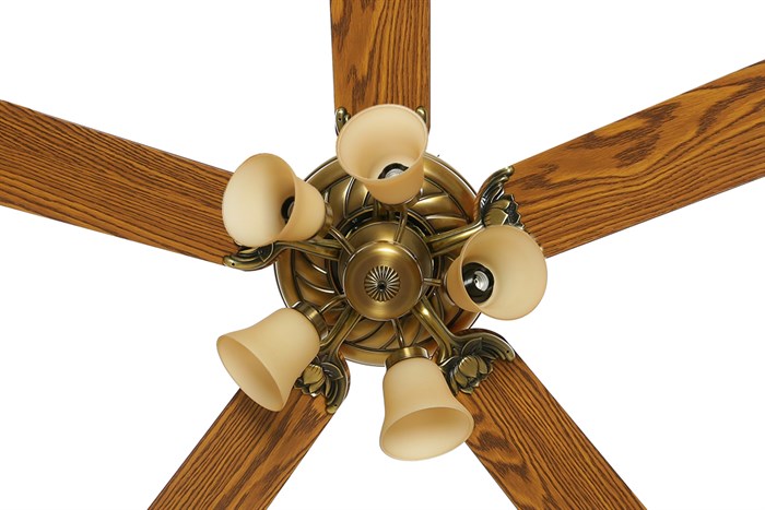 Quạt trần Mr.Vu 5 cánh Lotus 100W Màu Nâu