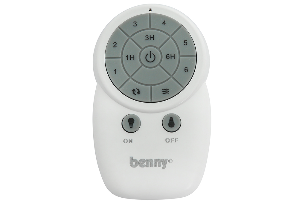 Quạt trần Benny 3 cánh BDC60RM 33W Đen Màu Đen