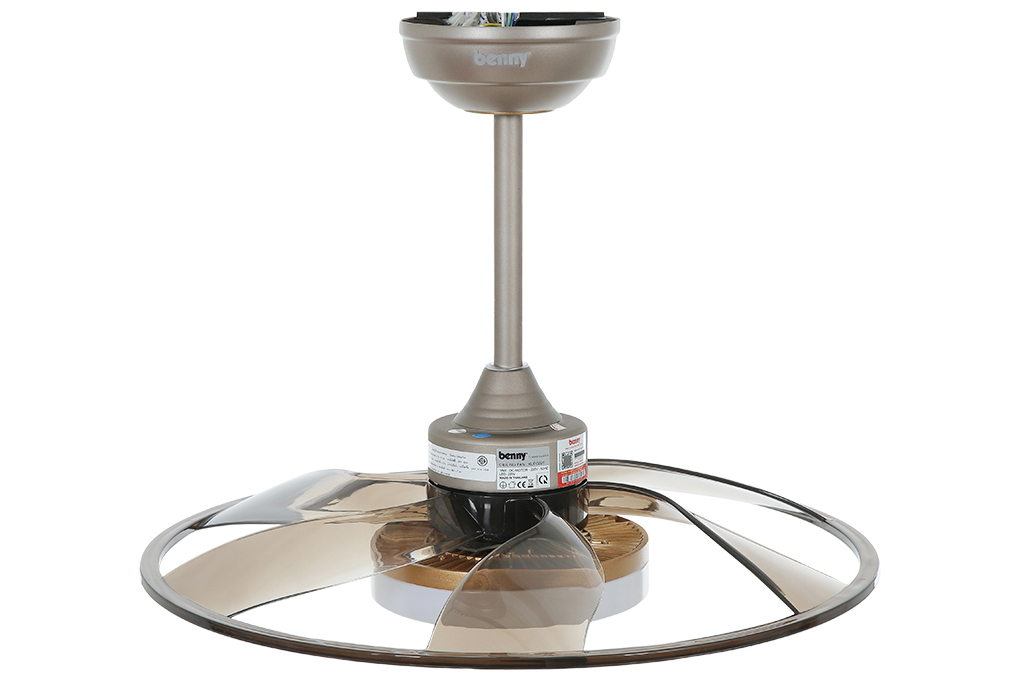 Quạt trần Benny 6 cánh XUFO22T 18W Nâu Màu Nâu