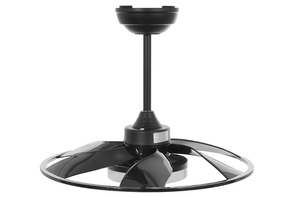 Quạt trần Benny 6 cánh XUFO22T 18W Đen Màu Đen