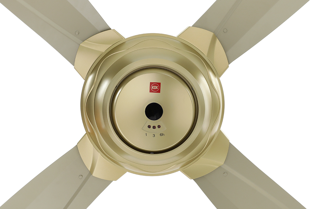 Quạt trần KDK 4 cánh M56PR(GD) 59W Màu Vàng