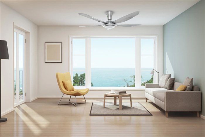 Quạt trần KDK 5 cánh V60WK(GY) 76W Màu Xám