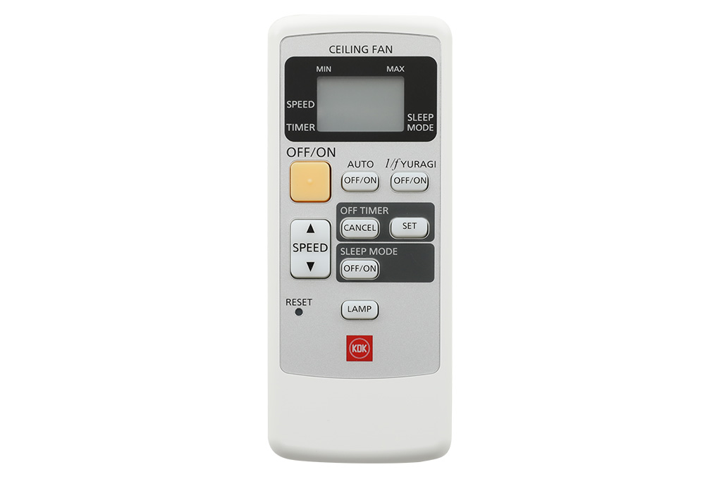 Quạt trần KDK 5 cánh V60WK(GY) 76W - 8