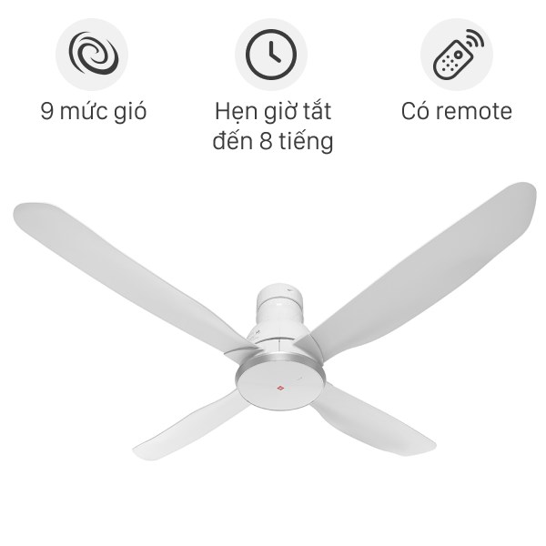 Quạt trần KDK 4 cánh W56WV(WH) 39W Quạt trần KDK 4 cánh W56WV(WH) 39W