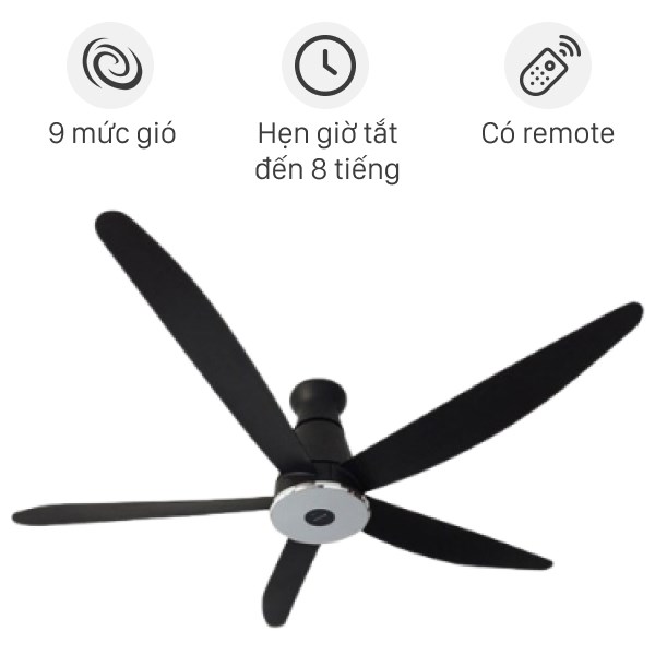 Quạt trần Panasonic 5 cánh F-60XDN 37W