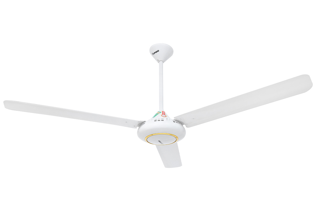 Quạt trần Rapido 3 cánh RCF-3W 80W Màu Trắng