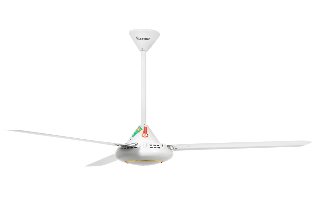 Quạt trần Rapido 3 cánh RCF-3W 80W Màu Trắng