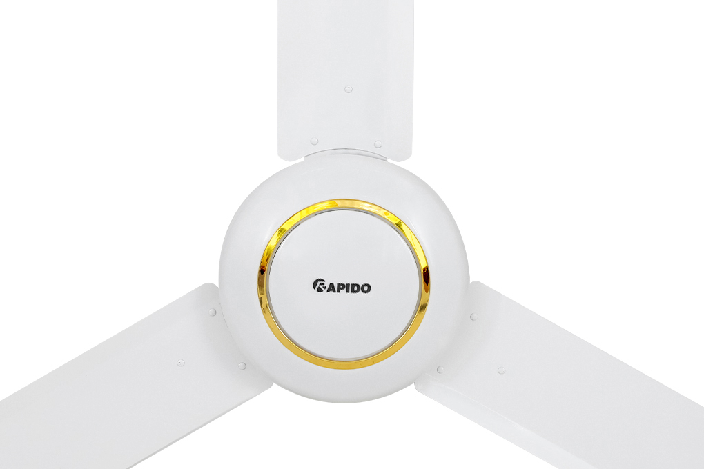 Quạt trần Rapido 3 cánh RCF-3W 80W Màu Trắng