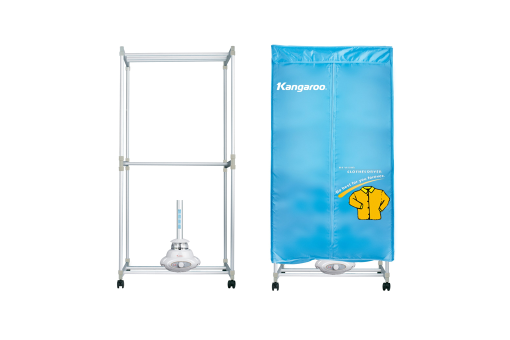 Tủ sấy quần áo Kangaroo 15 kg KG307H Màu Xanh