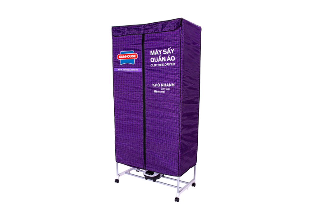 Tủ sấy quần áo Sunhouse 15 kg SHD2707 Màu Tím