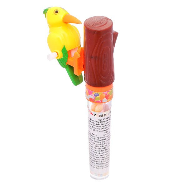 Kẹo đồ chơi chim gõ kiến Shantou Juqi hương dâu hộp 8g (từ 3 tuổi) giá tốt - AVAKids.com