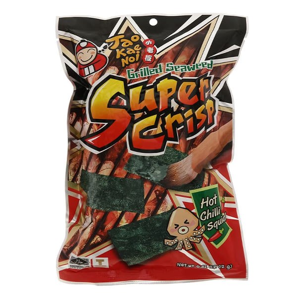 Snack rong biển vị mực Tao Kae Noi Super Crisp 12g (từ 2 tuổi) - AVAKids.com