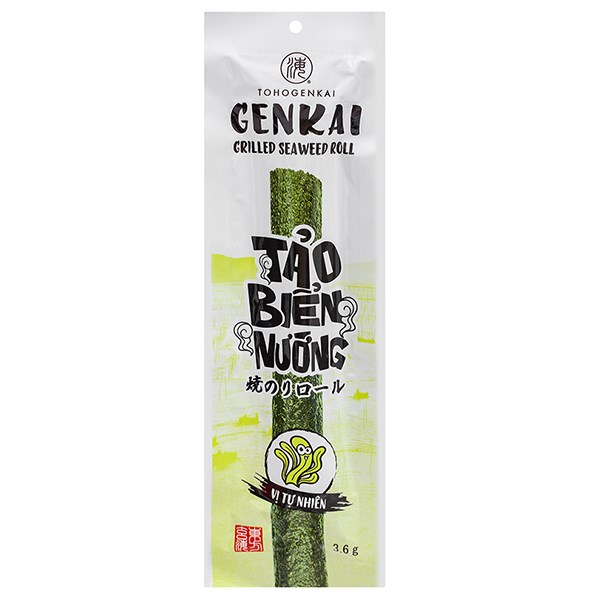 Snack rong biển vị tự nhiên Tohogenkai 3.6g (từ 1 tuổi) - AVAKids.com