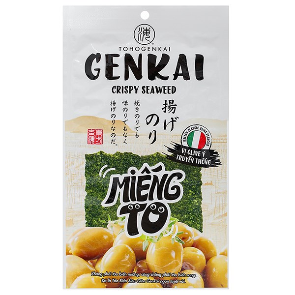 Snack rong biển vị gà cay Hàn Quốc Tohogenkai 3,5g thơm ngon - AVAKids.com