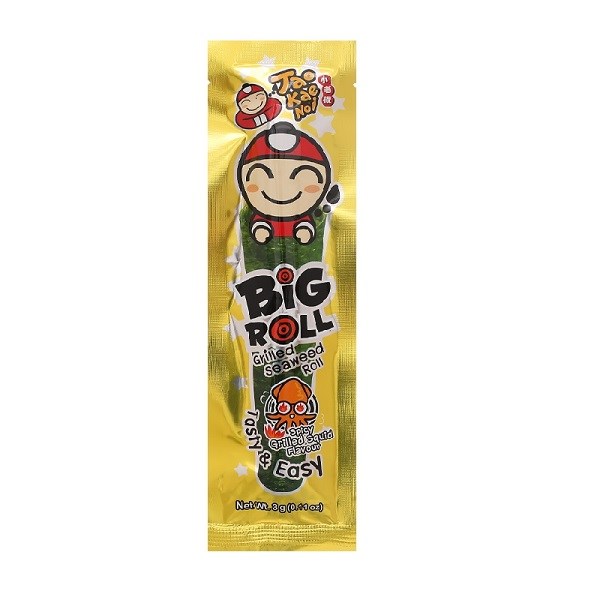 Snack rong biển vị mực Tao Kae Noi Big Roll 3g (từ 1 tuổi) - AVAKids.com