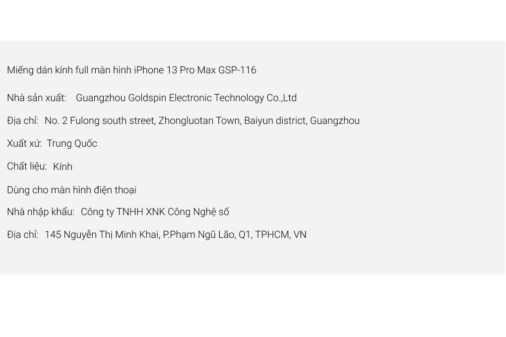 Miếng dán kính iPhone 13 Pro Max: iPhone 13 Pro Max là chiếc điện thoại mới nhất của Apple, in cấu hình mạnh mẽ và những tính năng tuyệt vời. Hãy bảo vệ chiếc điện thoại của bạn với miếng dán kính chống vỡ chất lượng cao. Xem hình ảnh để thấy rõ sự khác biệt mà miếng dán kính này mang lại cho điện thoại của bạn.