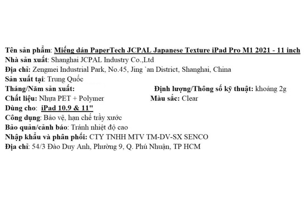 Miếng dán màn hình iPad 10.9 - 11 inch JCPAL Papertech - 4