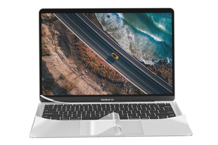 Bộ dán Macbook Air 2018-2020 13 inch 6 IN 1 ISCS2337 Màu Bạc