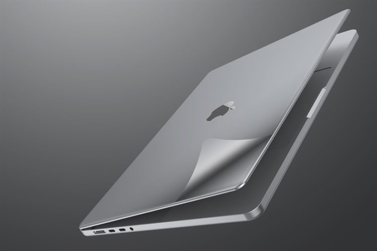 Bộ dán Macbook Pro 2021 14 inch 6 IN 1 ISCS2442 Màu Xám