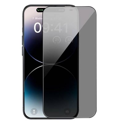 Miếng dán kính cường lực chống nhìn trộm iPhone 15 Pro Max Mipow