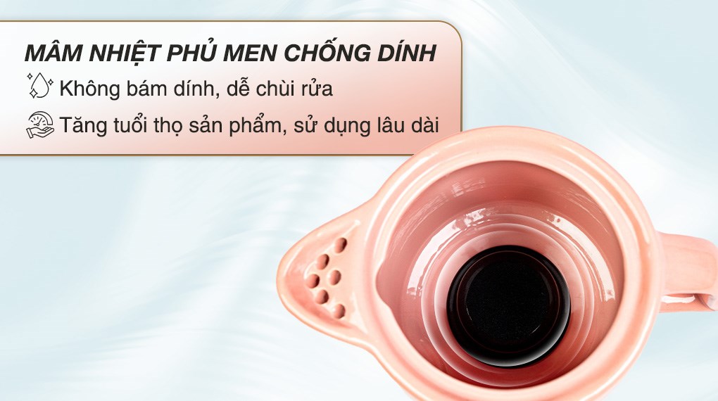 Siêu sắc thuốc điện Seika 3.3 lít SKS 373 Hồng