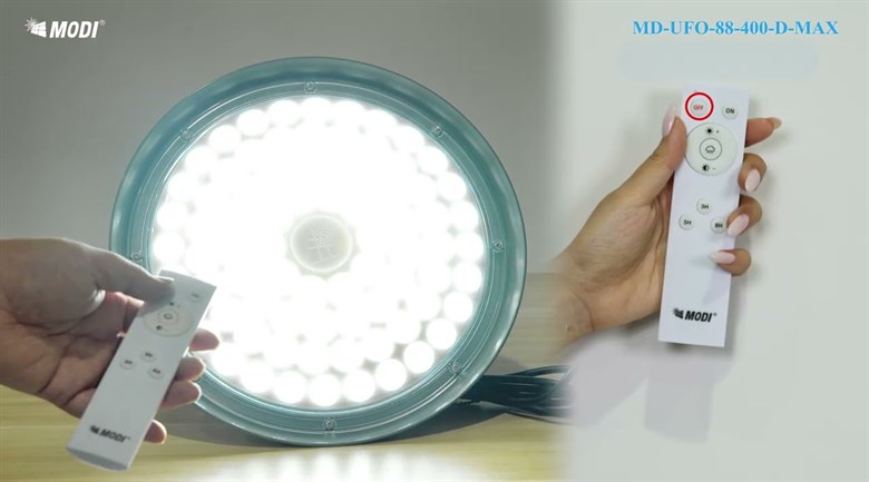 Đèn treo UFO năng lượng mặt trời Modi MD-UFO-88-400-D
