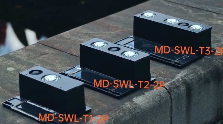 Đèn hắt tường năng lượng mặt trời Modi MD-SWL-T2-2P WW