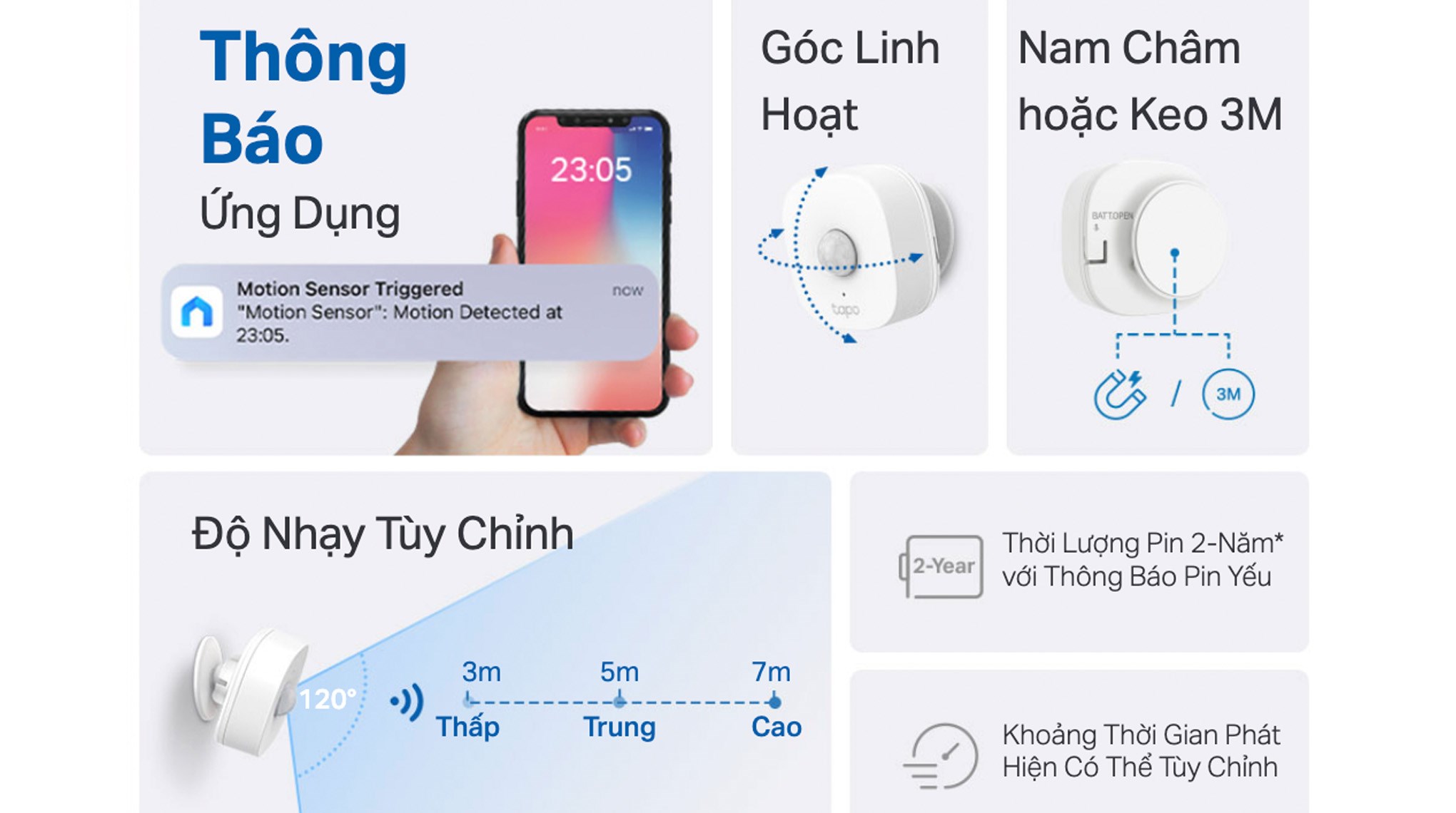Cảm biến tiếp xúc thông minh TP-Link Tapo T100