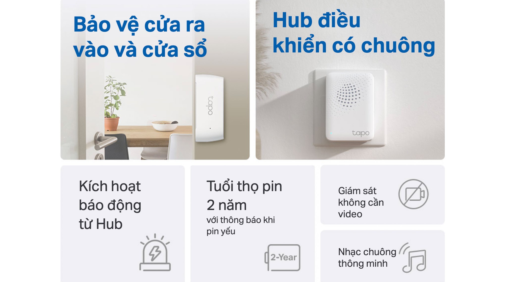 Bộ cảm biến thông minh Tapo T30 Kit